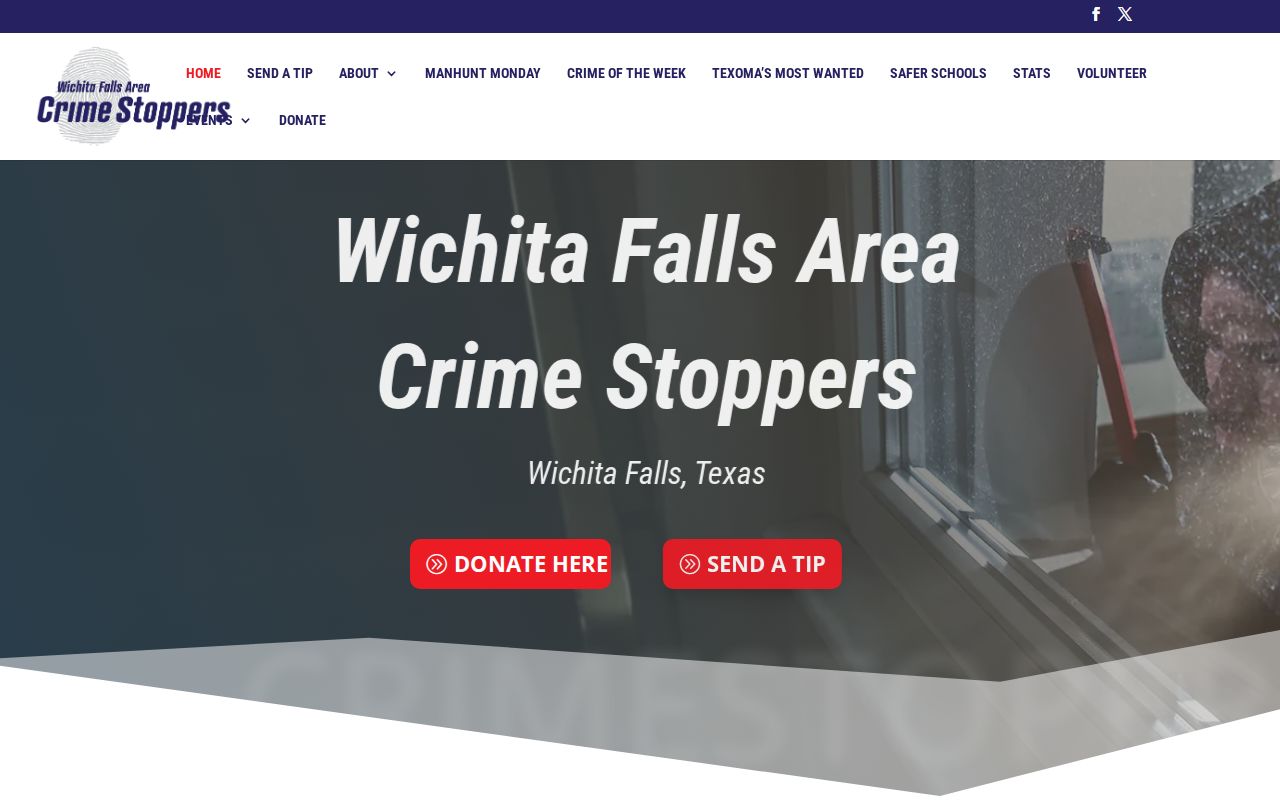 Wichita Falls Area Crime Stoppers regional wanted and tip resource